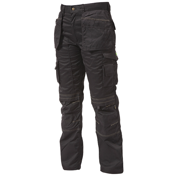 BLACK HOLSTER TROUSERS