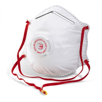 P2 MASK VALVED (PACK 10)