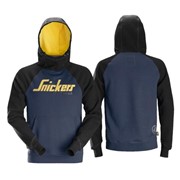NAVY/BLACK LOGO HOODIE