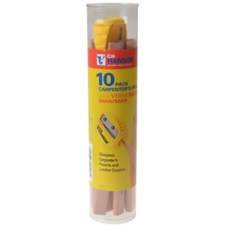 CARPENTERS PENCILS TUBE OF 10
