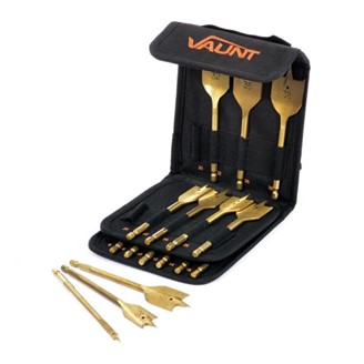 ESSENTIALS FLAT BIT SET TITANIUM COATED- 16 PIECE