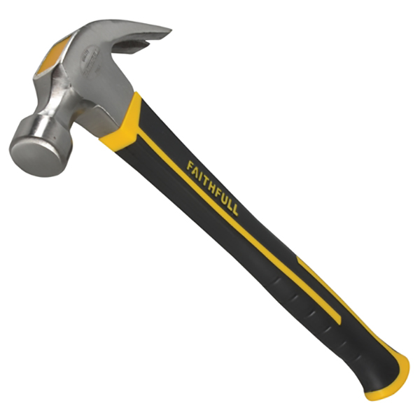 16 OZ FIBREGLASS SHAFT CLAW HAMMER