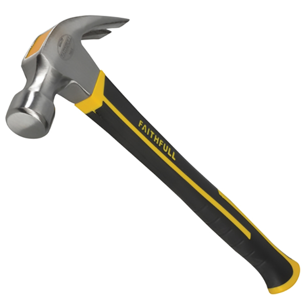 20oz CLAW HAMMER FIBREGLASS SHAFT