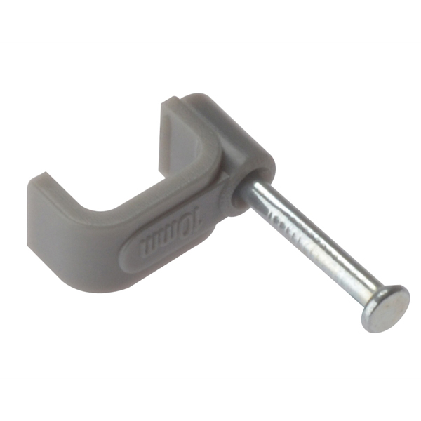 2.50MM GREY FLAT CABLE CLIPS (BOX 1000)
