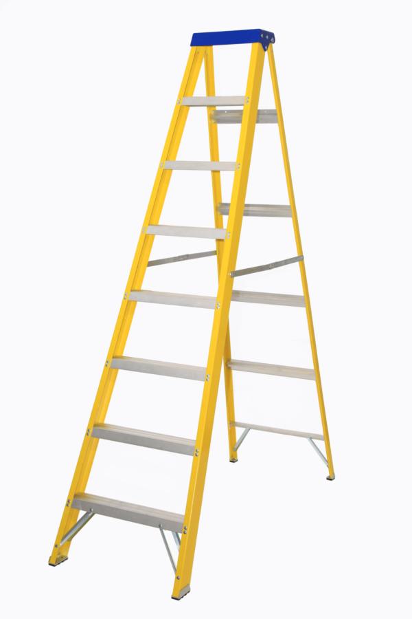 10 TRED FIBREGLASS STEPLADDER