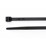 140MM X 3.6MM CABLE TIE BLACK (BOX 100)