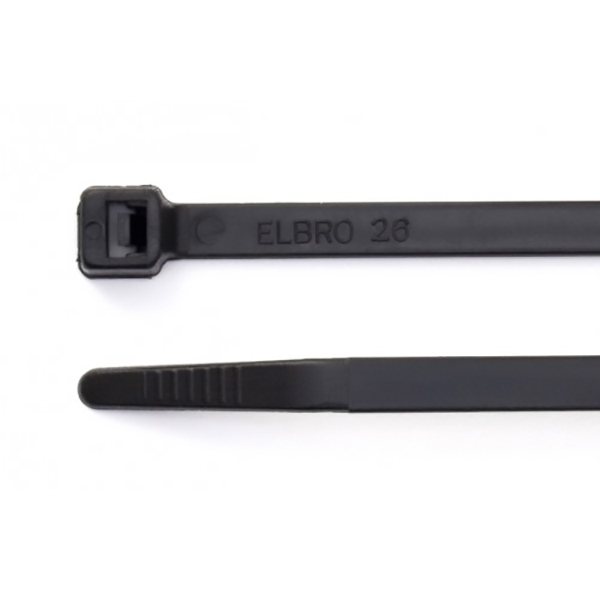 300MM X 4.8MM CABLE TIE BLACK (BOX 100)