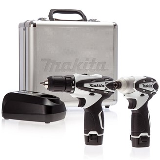 LCT204W 10.8V DRILL/IMPACT (2BATT) LI-ION WHITE