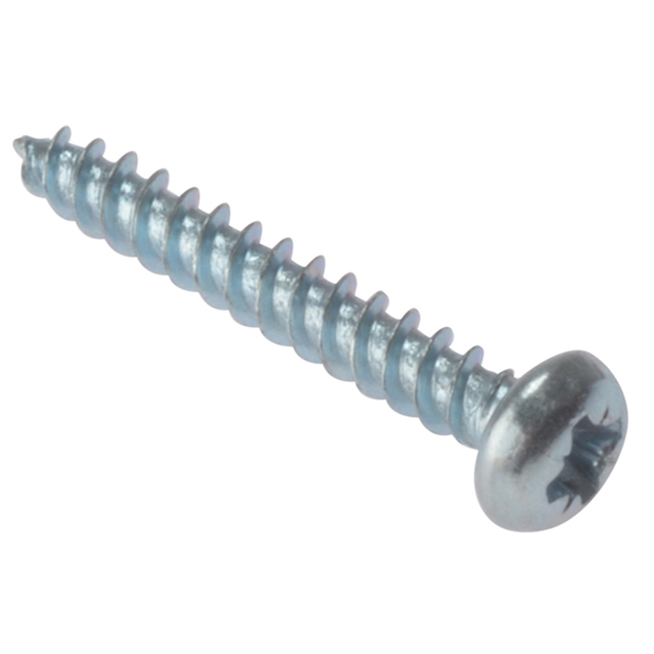 NO. 8 X 1.0 TWINTHREAD SCREW BZP ROUNDHEAD (BOX 200)