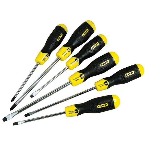 6 PIECE CUSHION GRIP SCREWDRIVER SET