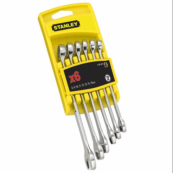 6 PIECE  COMBINATION SPANNER SET