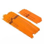 25 PIECE 240MM & 150MM RECIPROCATING SAW BLADES FOR WOOD & METAL