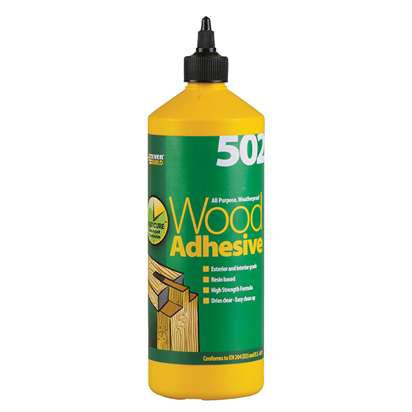 502 ALL PURPOSE WEATHERPROOF WOOD ADHESIVE 5LTR