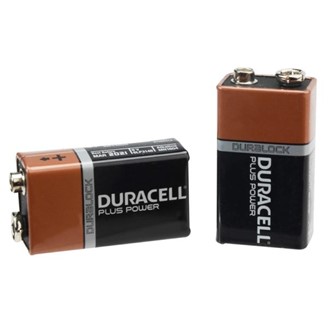 DURACELL 9V BATTERY TWINPACK