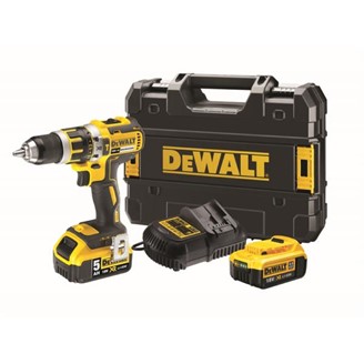 18V XR BRUSHLESS COMBI DRILL COMES WITH 2 BATTS