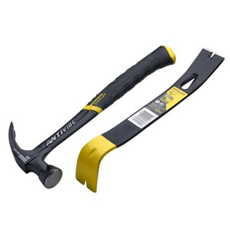 20oz ANTIVIBE CLAW HAMMER WITH WONDER BAR PRY BAR