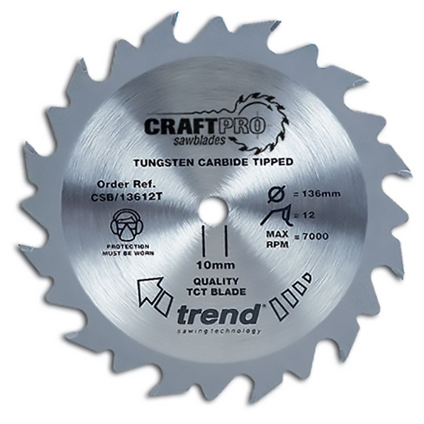 165 X 10 X 24T CORDLESS TRIM SAWBLADES