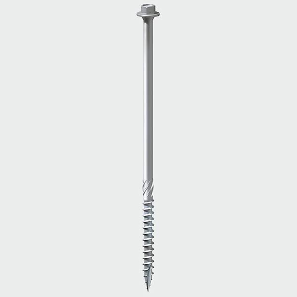 6.7 X 100 IN-DEX SCREWS A4 ST. STEEL HEX HEAD (BOX 25)